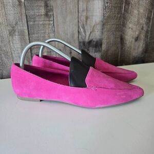 Gap Pink Suede Loafers Sz 8